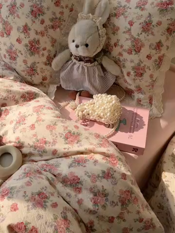 91家纺网 家纺一手货源 找家纺 韩巢家纺 2025新款蝴蝶花边直播热销款四件套开学季韩系学生宿舍床上三件套-（提供卖家秀） 星眠云野【蝴蝶花边款】