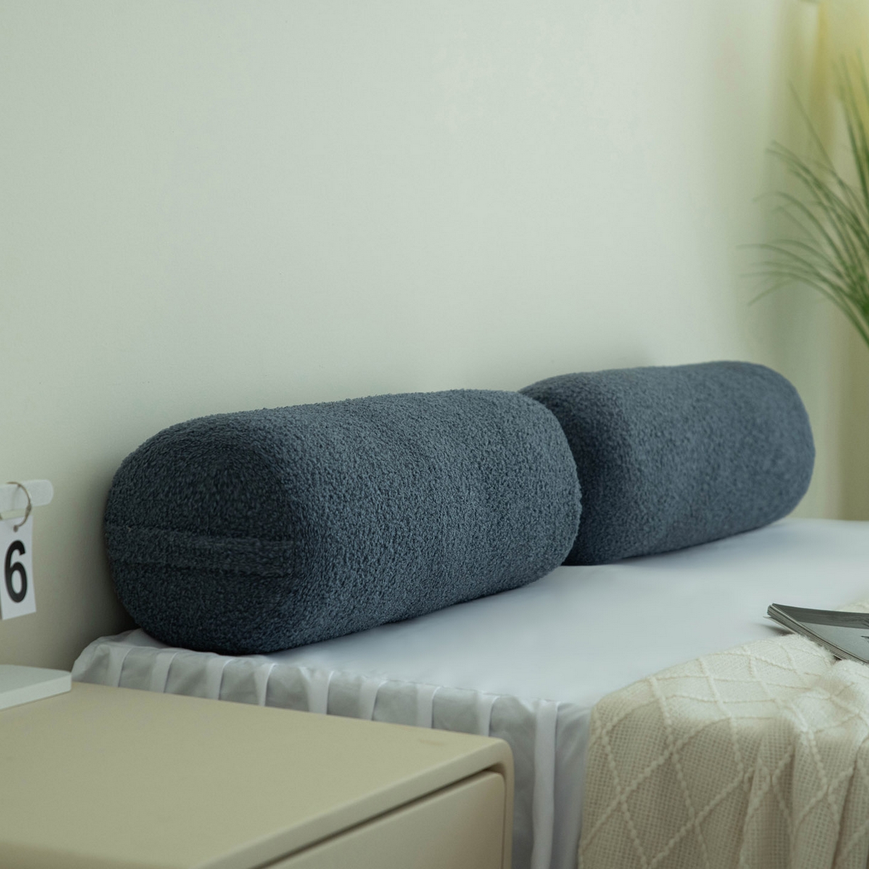 91家纺网 家纺一手货源 找家纺 美达人  2025新款泰迪绒靠背 深灰