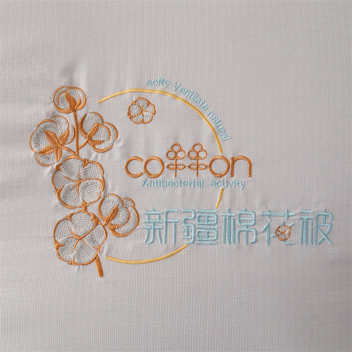 91家纺网 家纺一手货源 找家纺 西域种棉人·千百笠 2025新款新疆棉花洛风提花绣花棉花被冬被被芯春秋被四季 洛风灰