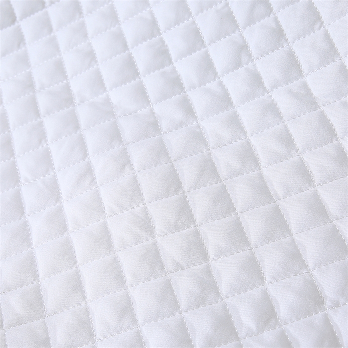 91家纺网 家纺一手货源 找家纺 诺享家纺 2025新款枕芯隔离层枕套单枕套枕套单件 全包绗缝白色