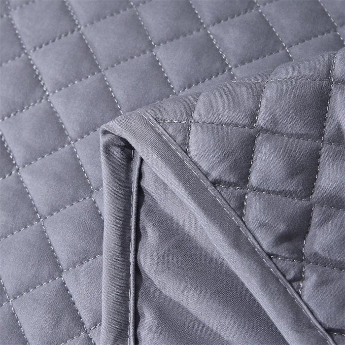 91家纺网 家纺一手货源 找家纺 诺享家纺 2025新款枕芯隔离层枕套单枕套枕套单件 全包绗缝灰色