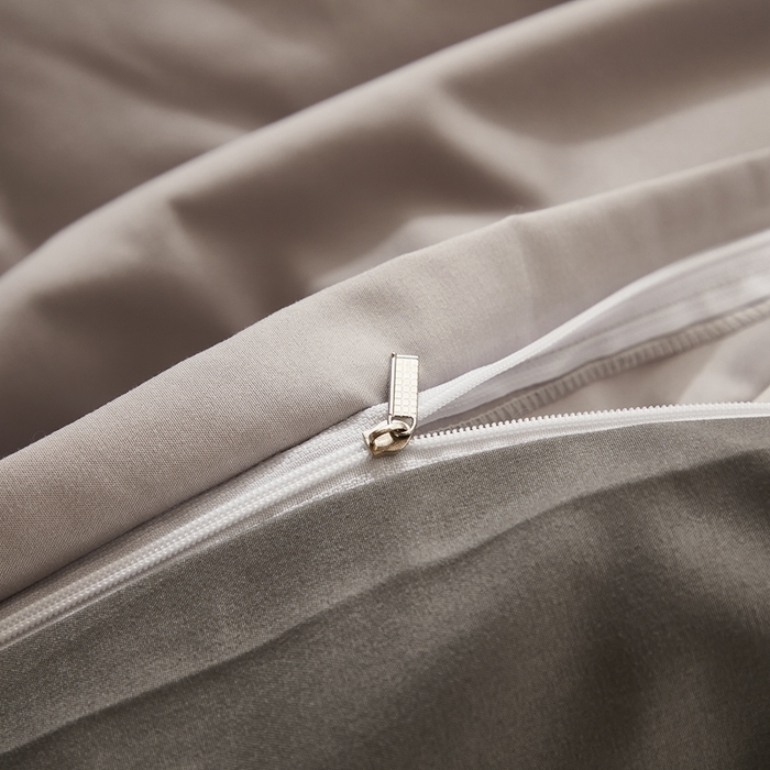 91家纺网 家纺一手货源 找家纺 啊雅家居 2025新款ins简约纯色亲肤磨毛单被套可订制logo-单被套被套单件单品被套 浅灰加深灰