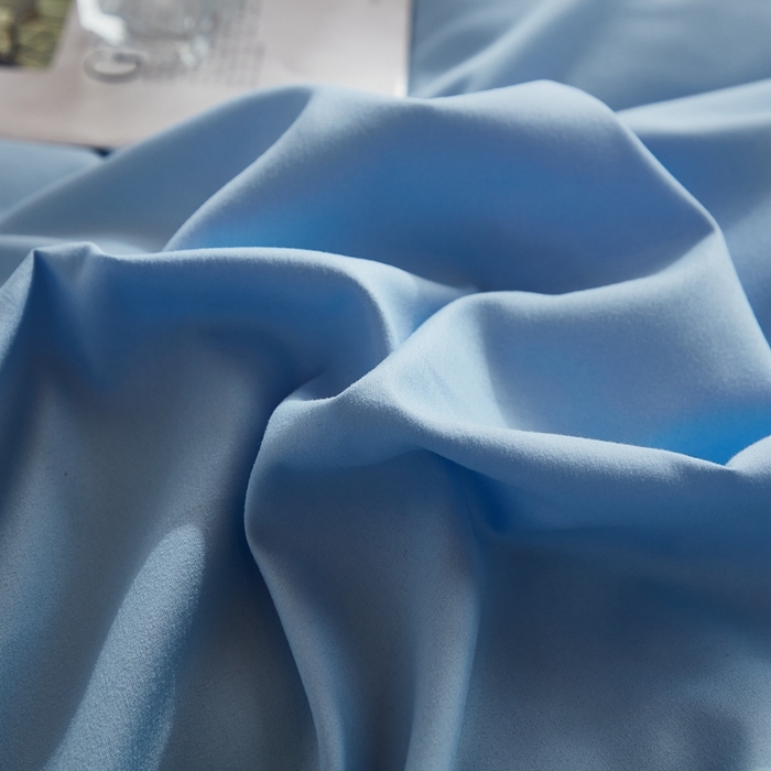 91家纺网 家纺一手货源 找家纺 啊雅家居 2025新款ins简约纯色亲肤磨毛单被套可订制logo-单被套被套单件单品被套 天空兰加黄