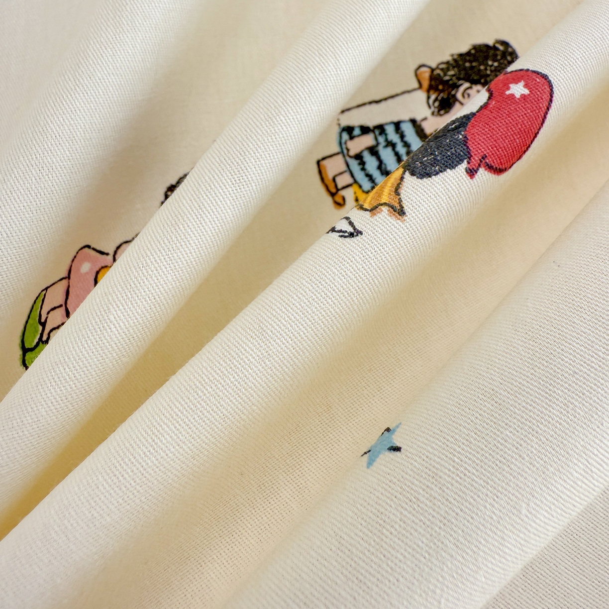 91家纺网 家纺一手货源 找家纺 呗旺鹿 2025新款全棉卡通四件套 派克