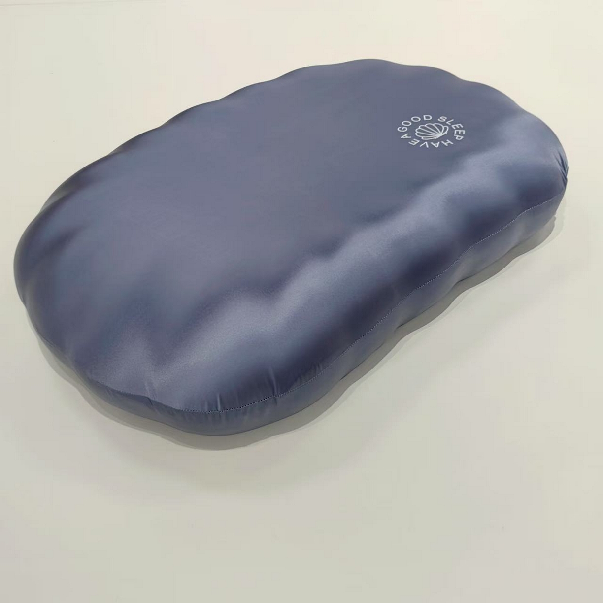 诺享家纺 2025新款贝壳零压生物基枕头记忆棉枕头成人枕芯 藏青 40x60cm/支