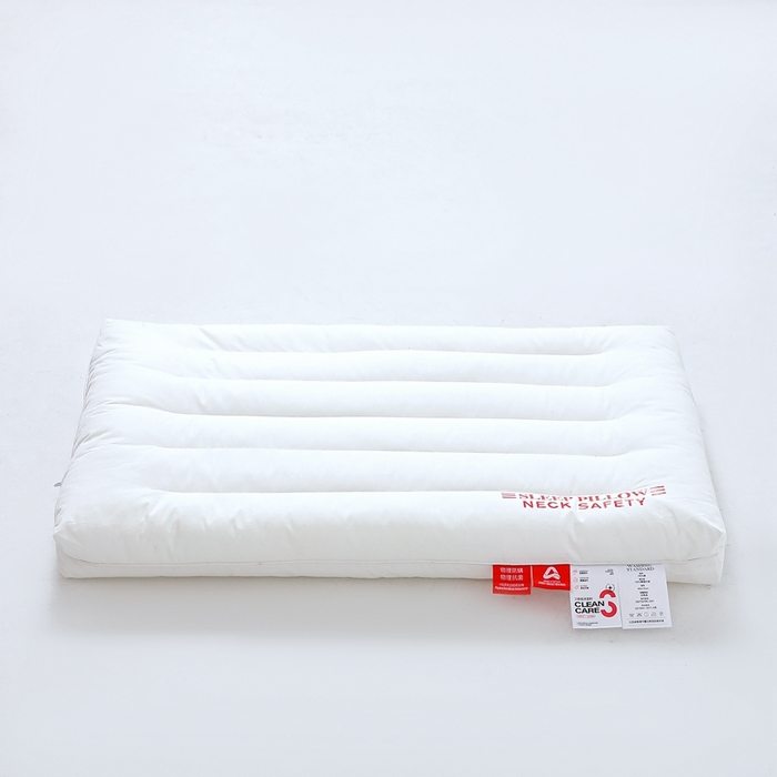 91家纺网 家纺一手货源 找家纺 糖果枕芯 2025新款全棉三防枕芯羽丝棉枕头酒店护颈枕 三防枕芯48*74cm低枕