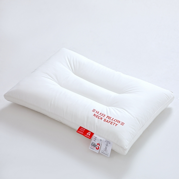 91家纺网 家纺一手货源 找家纺 糖果枕芯 2025新款全棉三防枕芯羽丝棉枕头酒店护颈枕 三防枕芯48*74cm中枕