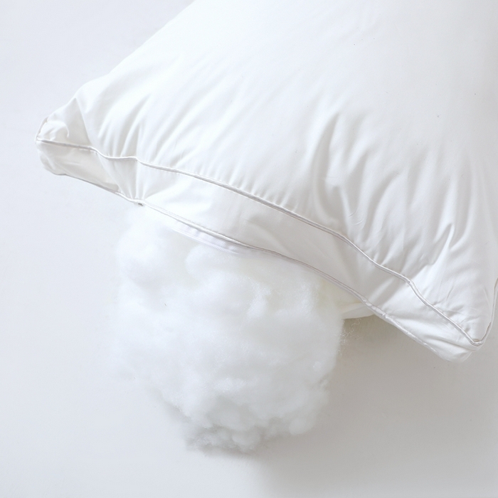 91家纺网 家纺一手货源 找家纺 糖果枕芯 2025新款全棉三防枕芯羽丝棉枕头酒店护颈枕 三防枕芯48*74cm高枕