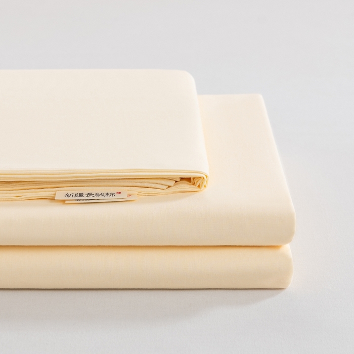 91家纺网 家纺一手货源 找家纺 （总）居美良品 2025新款100%全棉纯棉色织水洗棉床单 床单单件