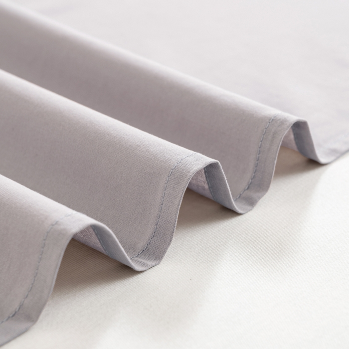 91家纺网 家纺一手货源 找家纺 居美良品 2025新款100%全棉纯棉色织水洗棉床单 床单单件 高冷灰