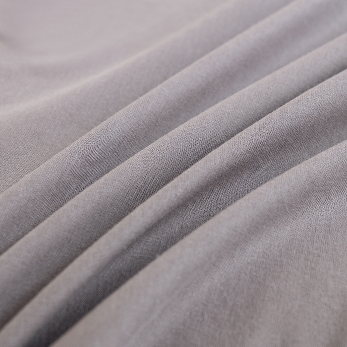 91家纺网 家纺一手货源 找家纺 居美良品 2025新款100%全棉纯棉色织水洗棉床单 床单单件 经典灰