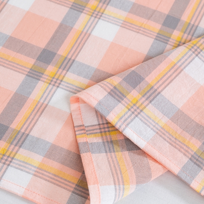 91家纺网 家纺一手货源 找家纺 居美良品 2025新款100%全棉纯棉色织水洗棉床单 床单单件 静雅-玉