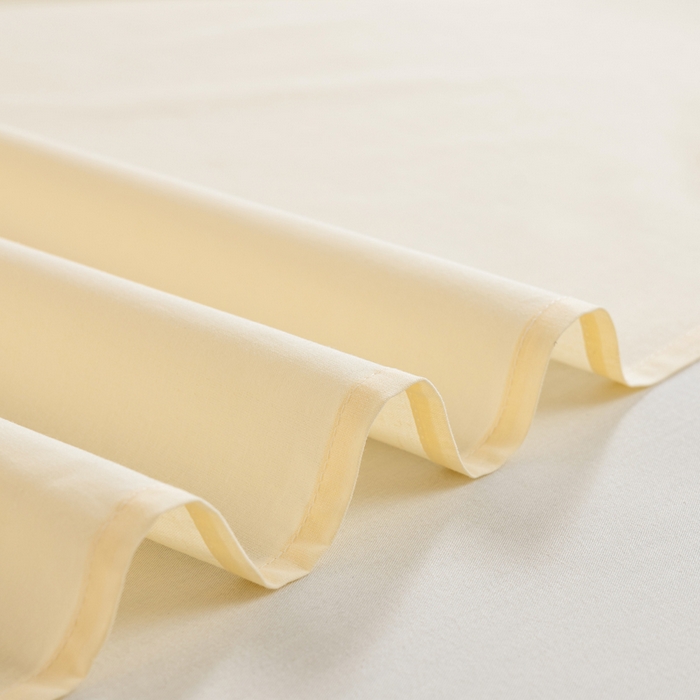 91家纺网 家纺一手货源 找家纺 居美良品 2025新款100%全棉纯棉色织水洗棉床单 床单单件 奶昔-白