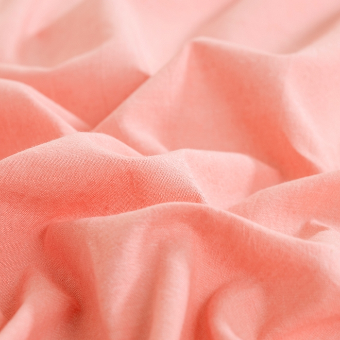 91家纺网 家纺一手货源 找家纺 居美良品 2025新款100%全棉纯棉色织水洗棉床单 床单单件 珊瑚玉