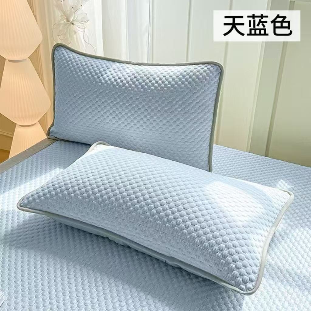91家纺网 家纺一手货源 找家纺 （总）诺享家纺 2025春夏新款冰豆豆凉感豆豆单枕套枕套单件