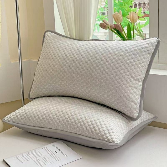 91家纺网 家纺一手货源 找家纺 （总）诺享家纺 2025春夏新款冰豆豆凉感豆豆单枕套枕套单件