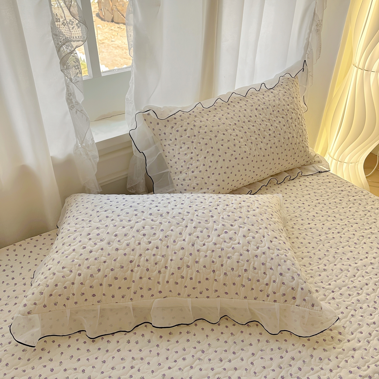 91家纺网 家纺一手货源 找家纺 易辰美 2023新款迪士尼卡通毛巾绣牛奶绒羊羔绒四件套 琳娜贝贝