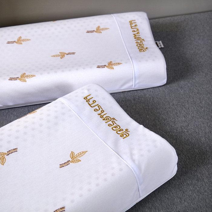 91家纺网 家纺一手货源 找家纺 2025新品美丽折成人乳胶枕针织棉单枕套 鸟眼布单内套 一代大童枕