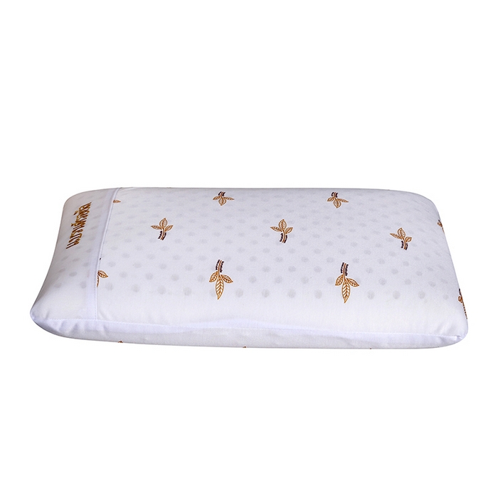 91家纺网 家纺一手货源 找家纺 2025新品美丽折成人乳胶枕针织棉单枕套 鸟眼布单内套 一代面包枕