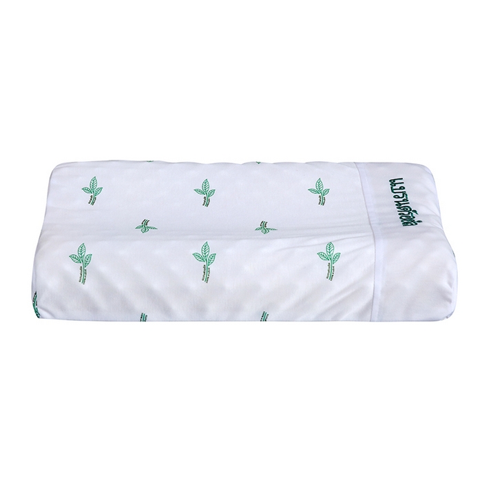 91家纺网 家纺一手货源 找家纺 2025新品美丽折成人乳胶枕针织棉单枕套 鸟眼布单内套 二代高低按摩枕