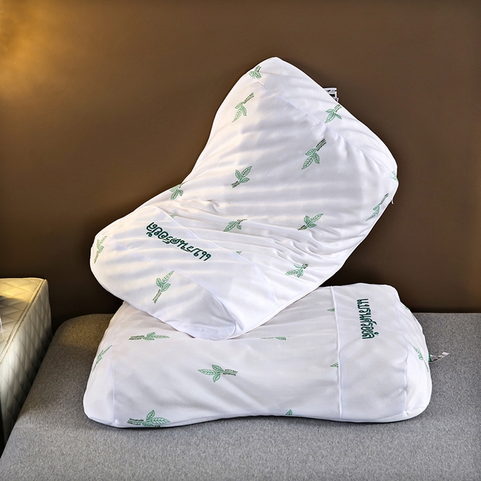 91家纺网 家纺一手货源 找家纺 2025新品美丽折成人乳胶枕针织棉单枕套 鸟眼布单内套 二代美 容按摩枕