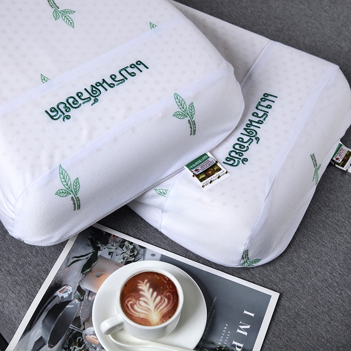 91家纺网 家纺一手货源 找家纺 2025新品美丽折成人乳胶枕针织棉单枕套 鸟眼布单内套 二代美 容平滑枕