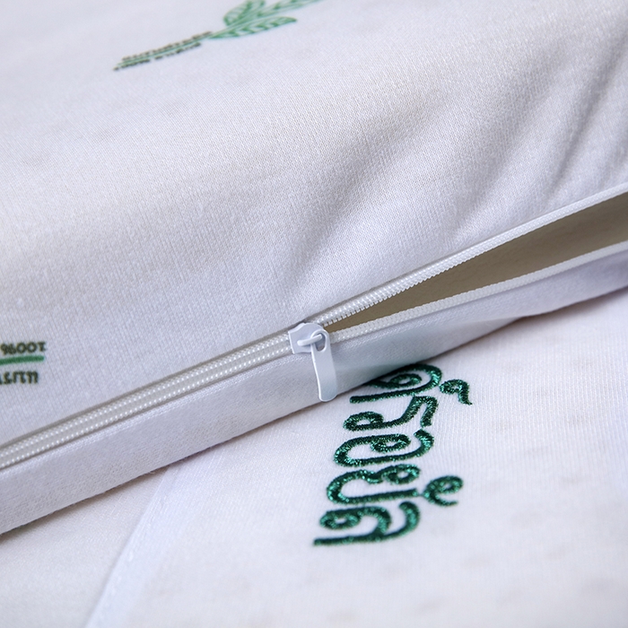 91家纺网 家纺一手货源 找家纺 2025新品美丽折成人乳胶枕针织棉单枕套 鸟眼布单内套 二代美 容平滑枕