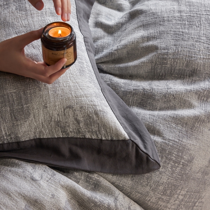 91家纺网 家纺一手货源 找家纺 （总）梦享生活家居 2025新款双层纱四件套星河系列