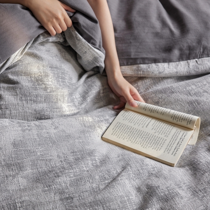 91家纺网 家纺一手货源 找家纺 （总）梦享生活家居 2025新款双层纱四件套星河系列