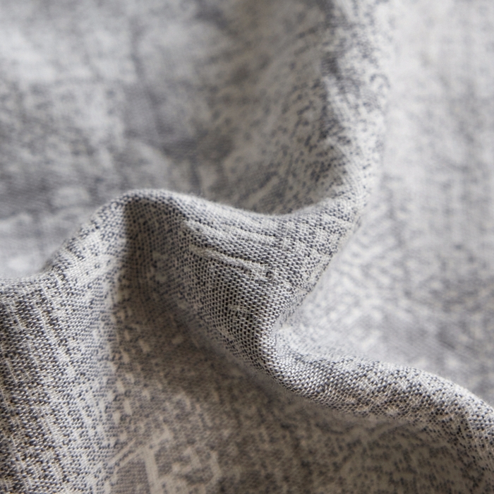 91家纺网 家纺一手货源 找家纺 梦享生活家居 2025新款双层纱四件套星河系列 星河-灰