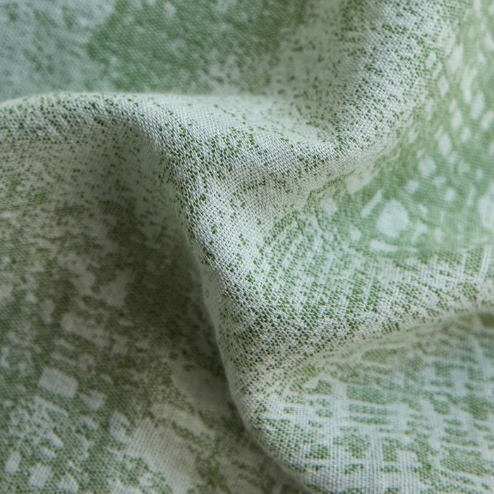 91家纺网 家纺一手货源 找家纺 梦享生活家居 2025新款双层纱四件套星河系列 星河-绿