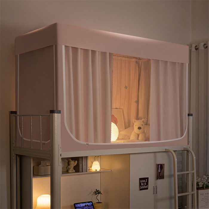 91家纺网 家纺一手货源 找家纺 （总）飞轮海蚊帐 2025新款五面强遮光蚊帐（送风扇杆）XZ-22（送靠墙帘）