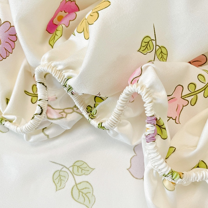 91家纺网 家纺一手货源 找家纺 花伞家居 2025新款学生床加厚磨毛印花单品单床笠单床单 撒娇小兔