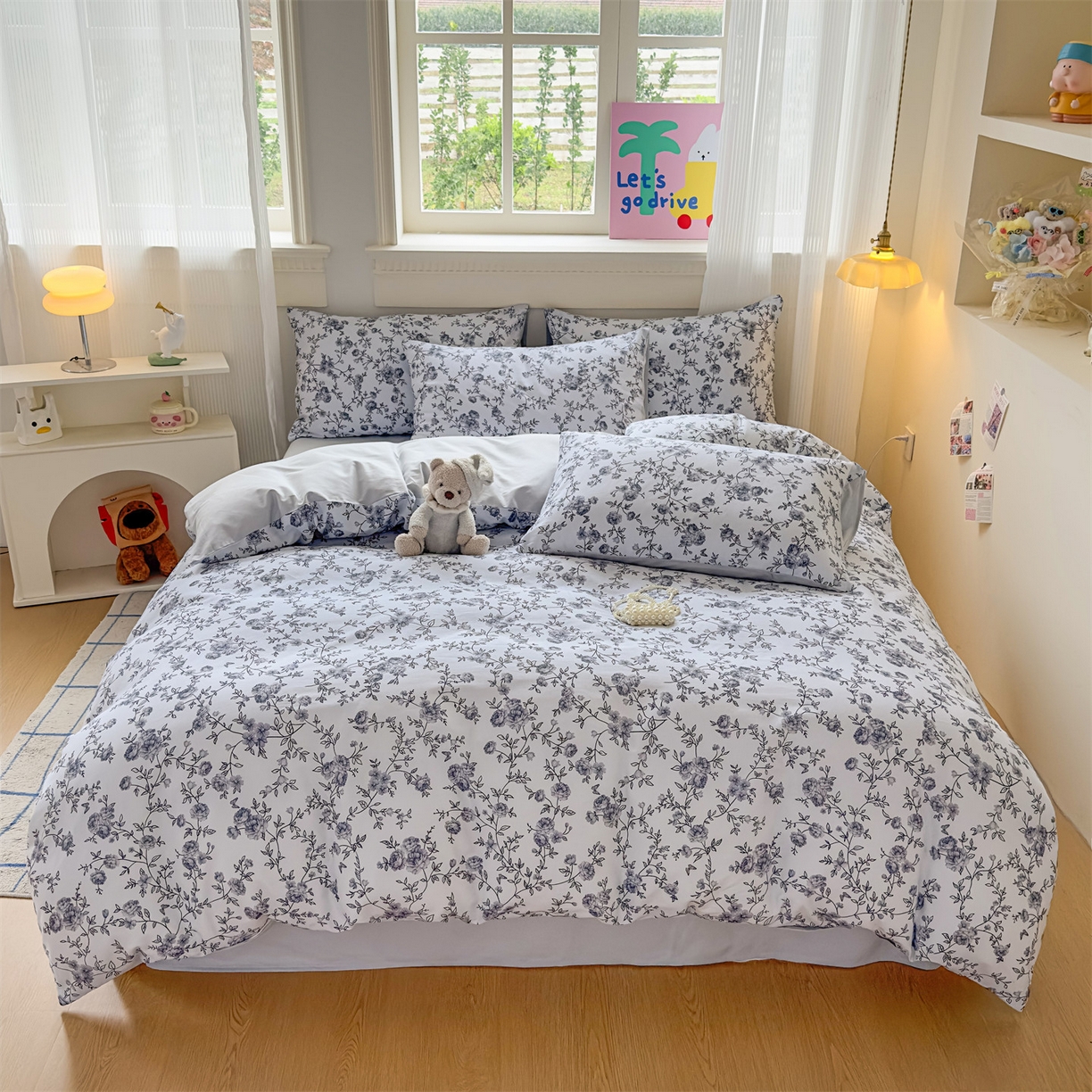 91家纺网 家纺一手货源 找家纺 （总）恒爱家纺2025新款A类全棉印花四件套