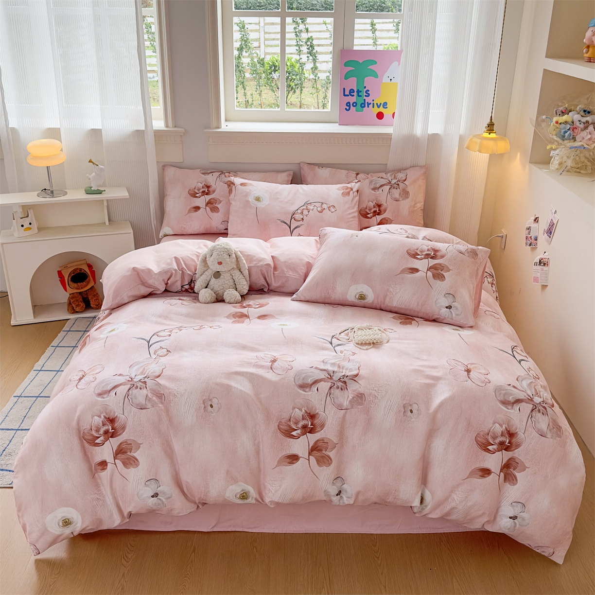 91家纺网 家纺一手货源 找家纺 （总）恒爱家纺2025新款A类全棉印花四件套