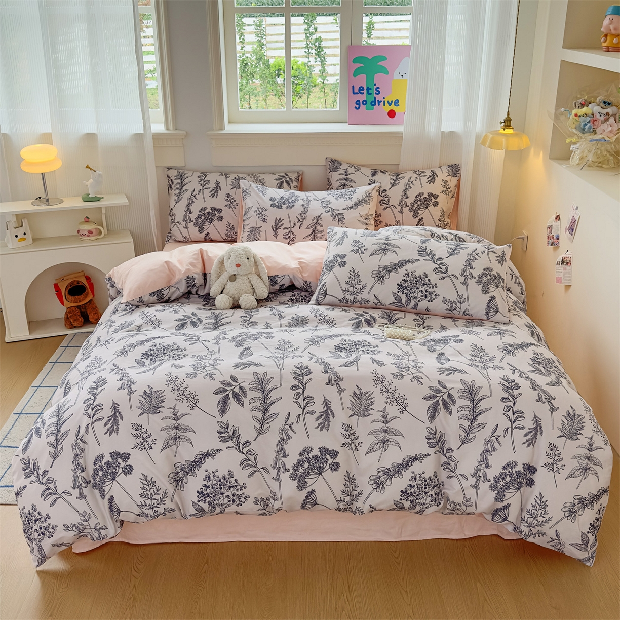 91家纺网 家纺一手货源 找家纺 （总）恒爱家纺2025新款A类全棉印花四件套