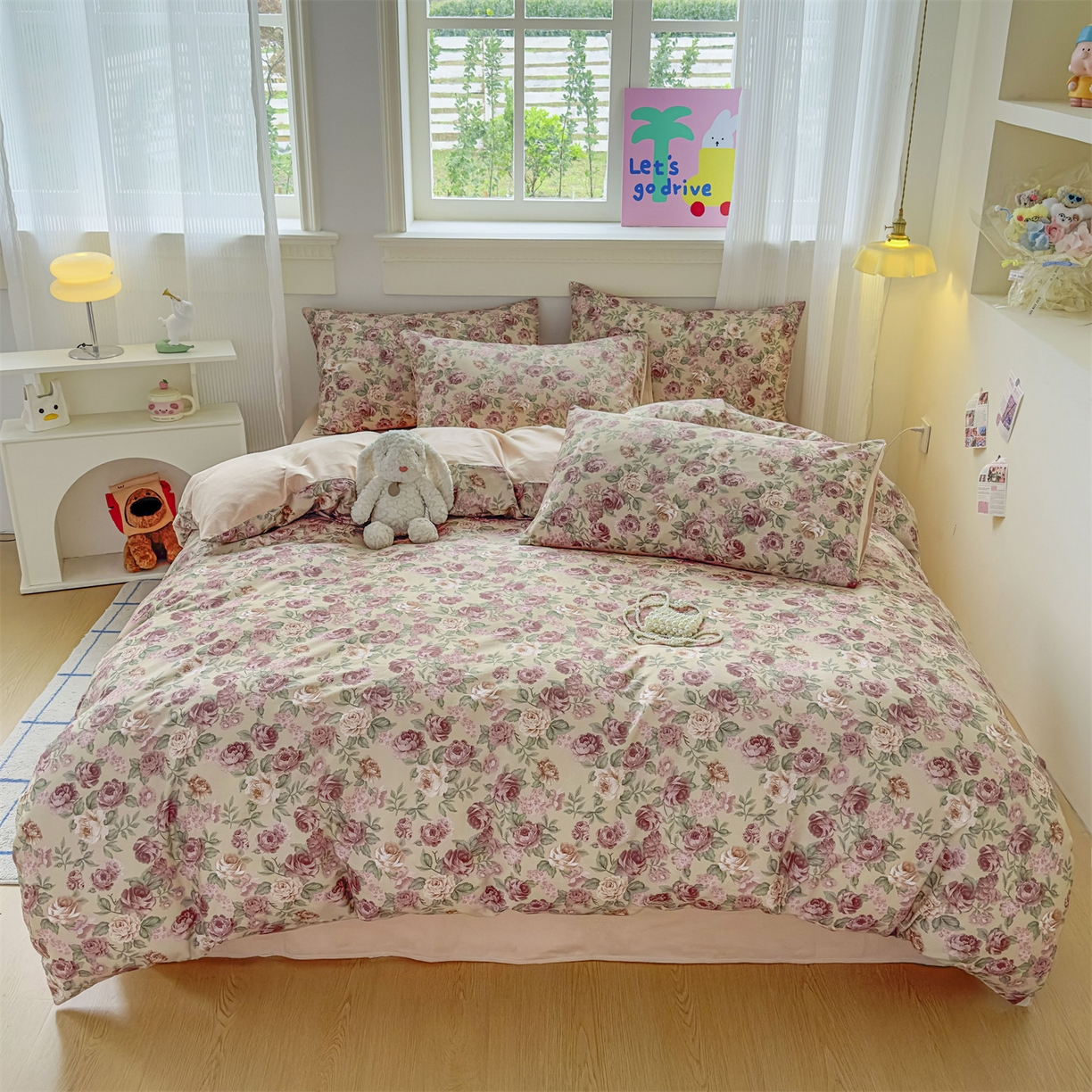 91家纺网 家纺一手货源 找家纺 （总）恒爱家纺2025新款A类全棉印花四件套