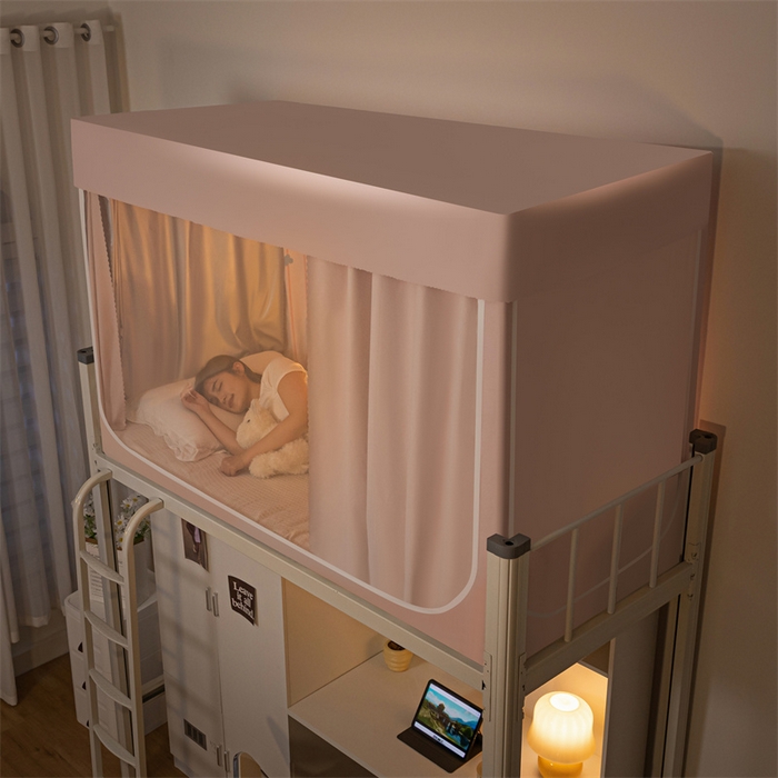 91家纺网 家纺一手货源 找家纺 （总）飞轮海蚊帐 2025新款五面强遮光蚊帐（送风扇杆）XZ-22（送靠墙帘）