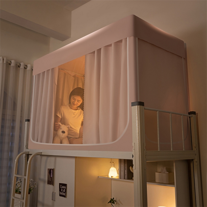 91家纺网 家纺一手货源 找家纺 （总）飞轮海蚊帐 2025新款五面强遮光蚊帐（送风扇杆）XZ-22（送靠墙帘）