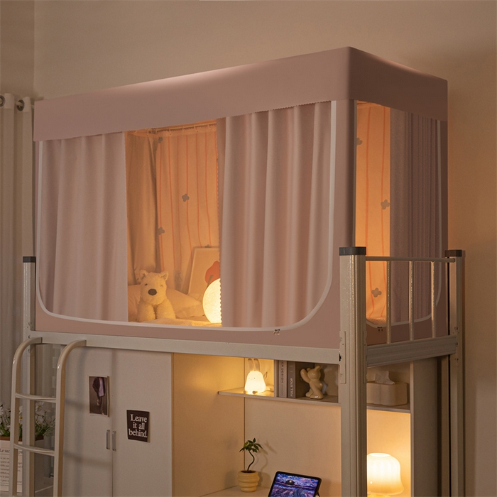 91家纺网 家纺一手货源 找家纺 （总）飞轮海蚊帐 2025新款五面强遮光蚊帐（送风扇杆）XZ-22（送靠墙帘）