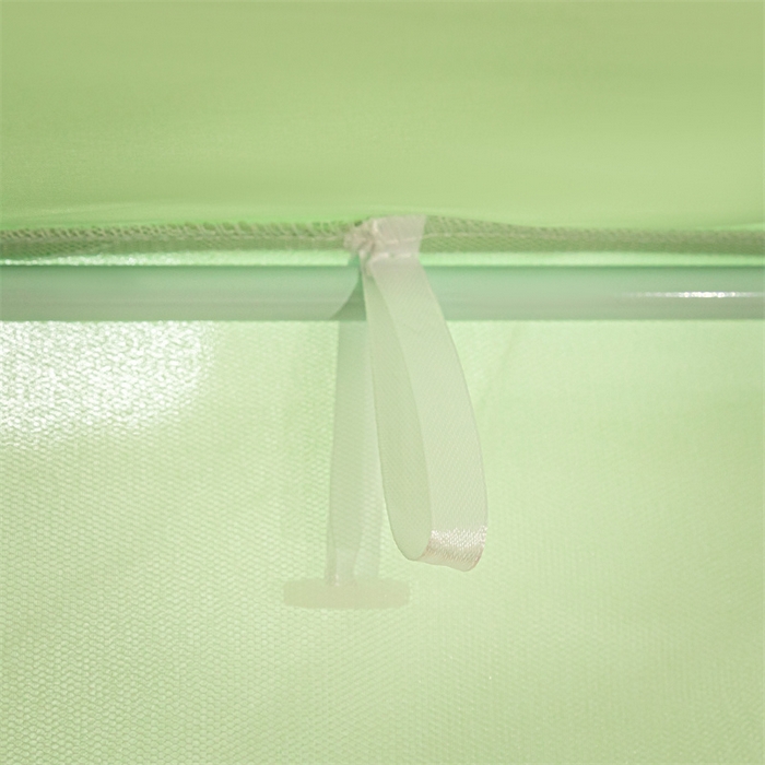 91家纺网 家纺一手货源 找家纺 飞轮海蚊帐 2025新款五面强遮光蚊帐（送风扇杆）XZ-22（送靠墙帘） 果绿