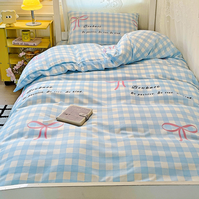 91家纺网 家纺一手货源 找家纺 花伞家居 2025新款学生床加厚磨毛印花单品单床笠单床单 珍珠少女