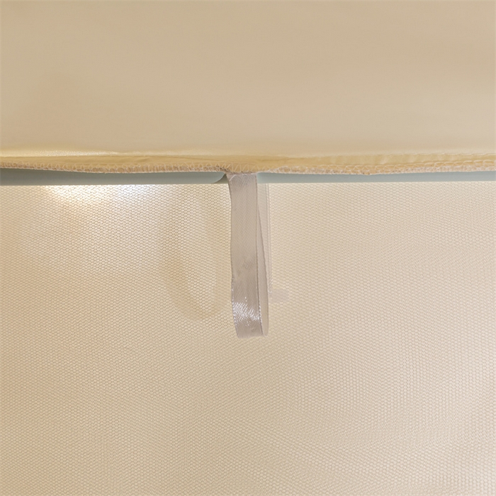 91家纺网 家纺一手货源 找家纺 飞轮海蚊帐 2025新款五面强遮光蚊帐（送风扇杆）XZ-22（送靠墙帘） 奶油黄