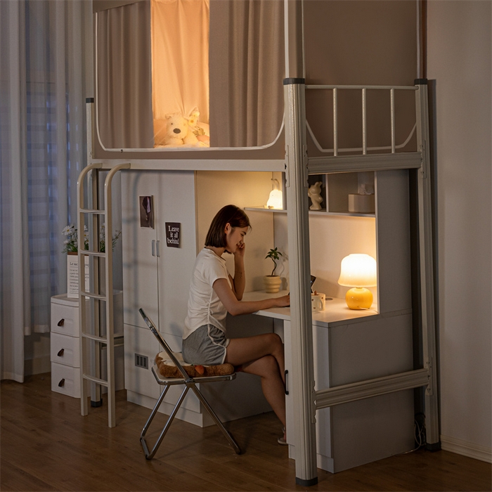 91家纺网 家纺一手货源 找家纺 飞轮海蚊帐 2025新款五面强遮光蚊帐（送风扇杆）XZ-22（送靠墙帘） 香槟