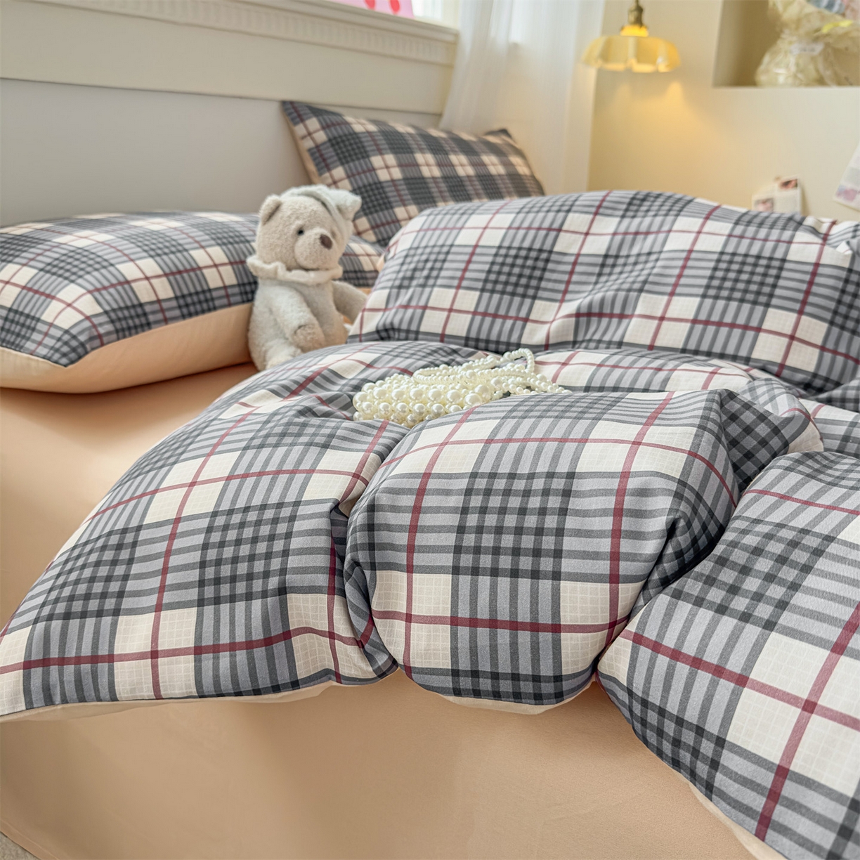 91家纺网 家纺一手货源 找家纺 恒爱家纺2025新款A类全棉印花四件套 持之以恒