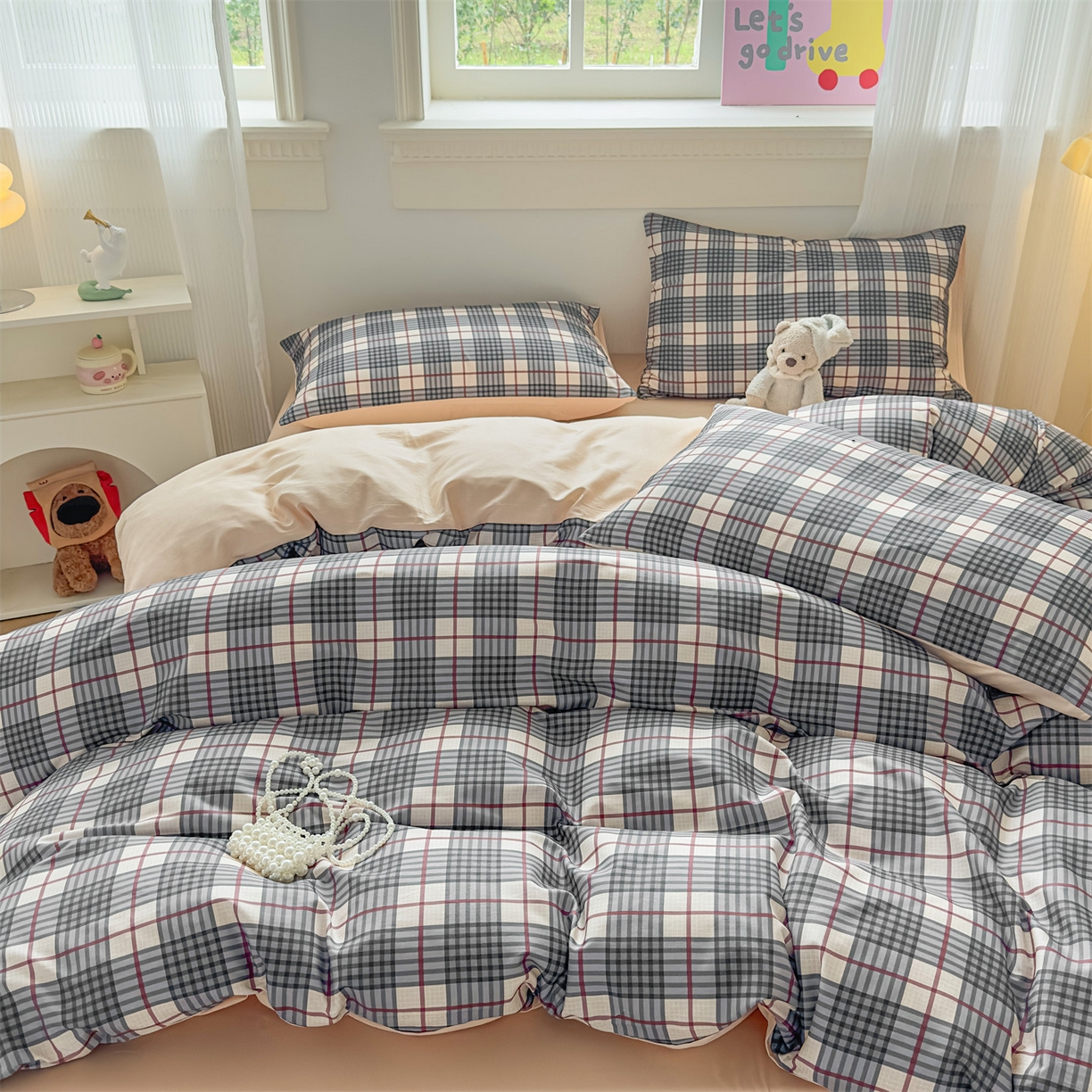 91家纺网 家纺一手货源 找家纺 恒爱家纺2025新款A类全棉印花四件套 持之以恒