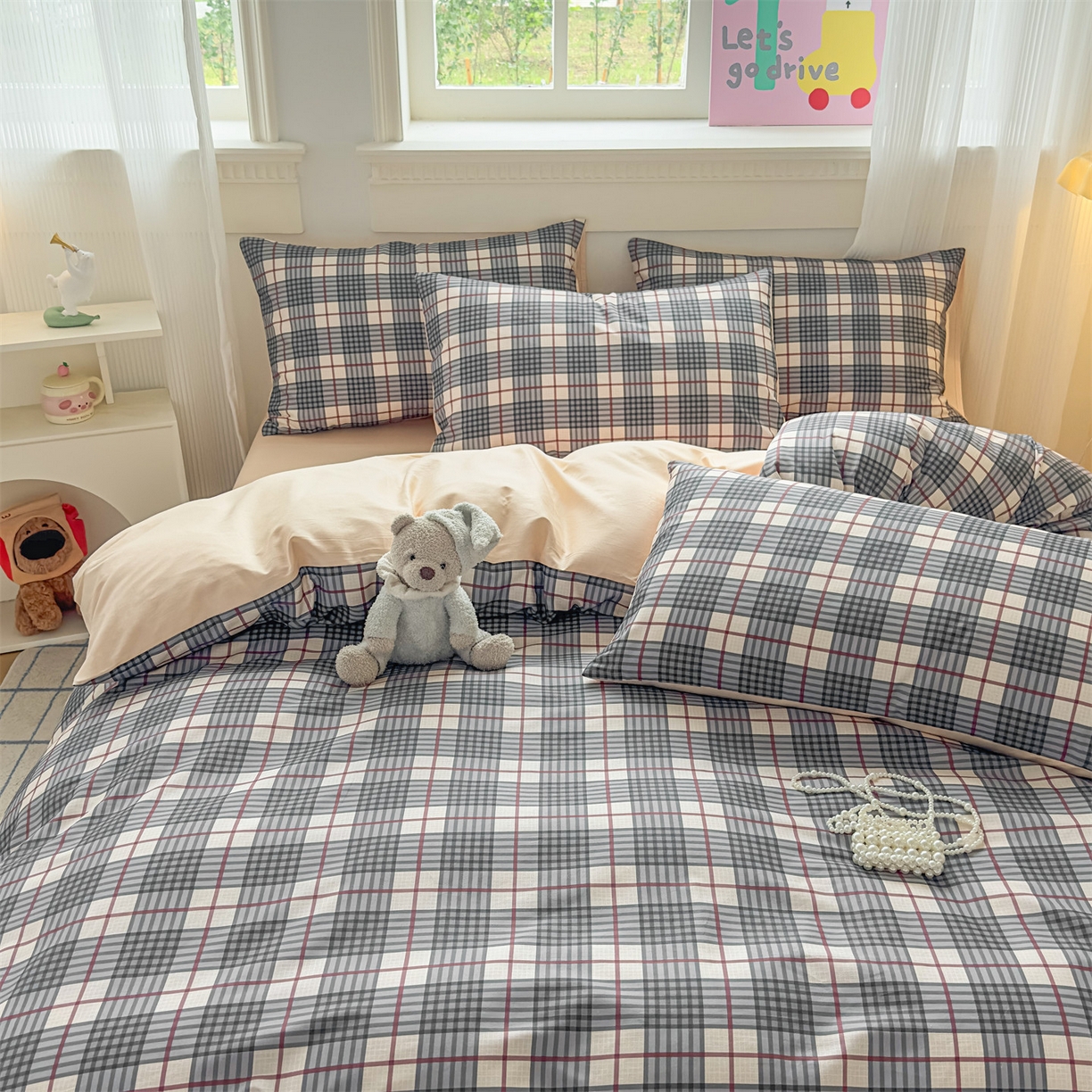 91家纺网 家纺一手货源 找家纺 恒爱家纺2025新款A类全棉印花四件套 持之以恒