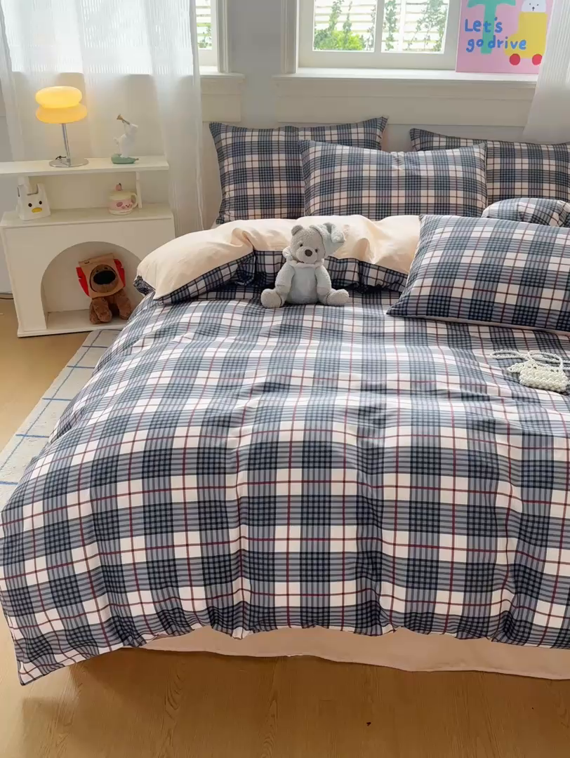 91家纺网 家纺一手货源 找家纺 恒爱家纺2025新款A类全棉印花四件套 持之以恒