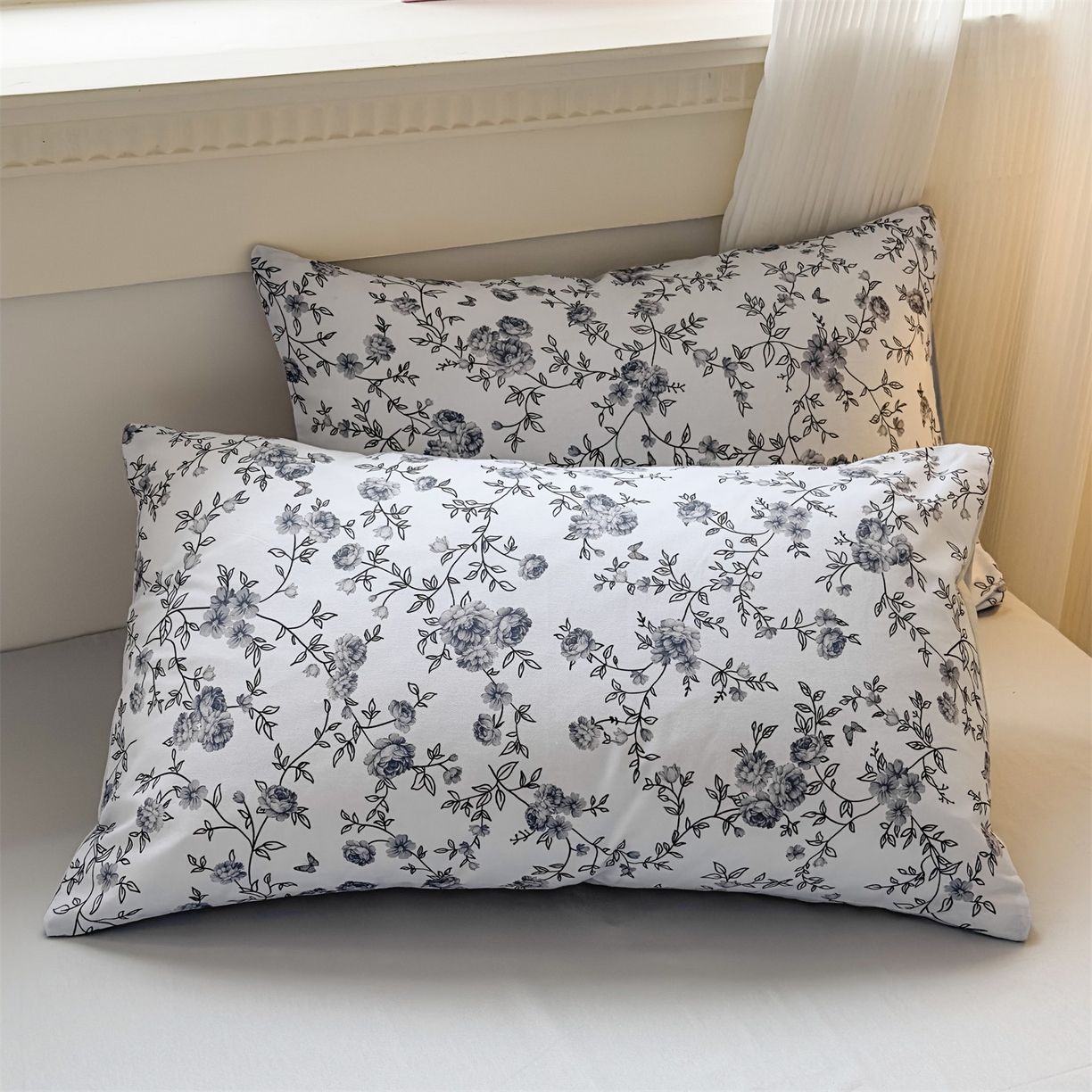 91家纺网 家纺一手货源 找家纺 恒爱家纺2025新款A类全棉印花四件套 故梦醉人