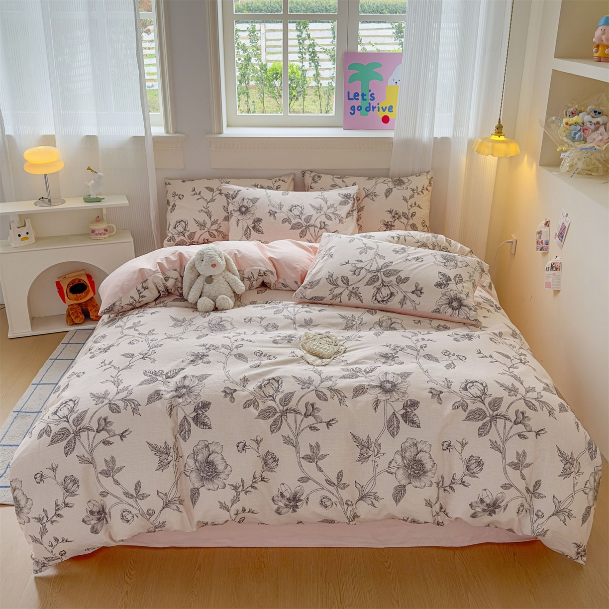 恒爱家纺2025新款A类全棉印花四件套 恍然如梦